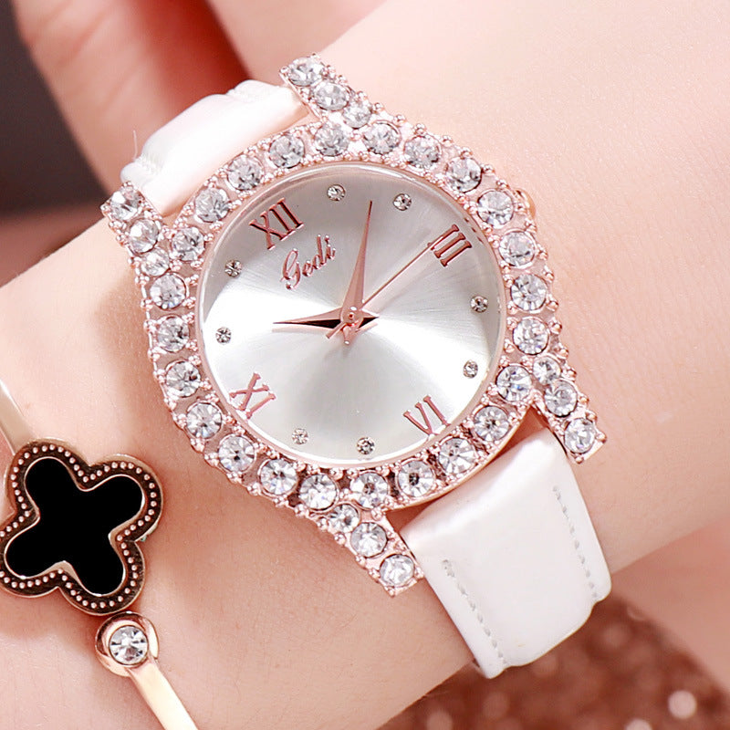 Ladies Personality Diamond Casual All-Match Watch